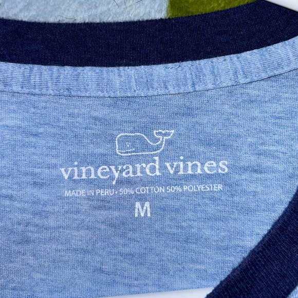 Vineyard Vines Long Sleeve Dark and Light Blue Mix - Picture 4 of 4